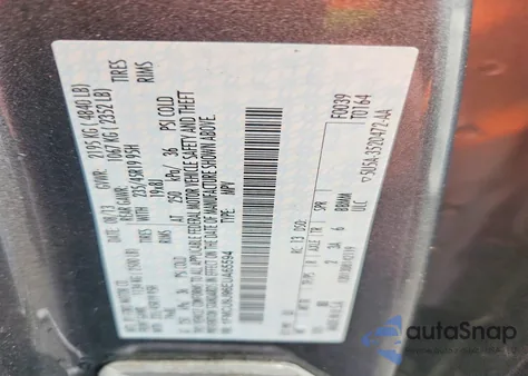 2014 Ford Escape Titanium из США, поврежденный, VIN 1FMCU9J96EUA65594